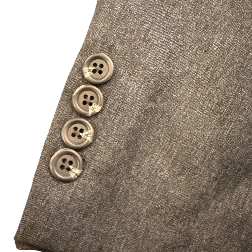 Vintage Lauren Ralph Lauren Virgin Wool Blazer Sport Coat Mens 2 Button 44S Grey